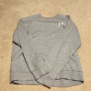 Men’s Under Armour Gray Heather Crewneck Sweatshirt